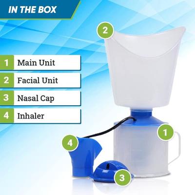 Carent Premium 3 in1 Steamer Vaporiser - White 1's - Respiratory Care Devices