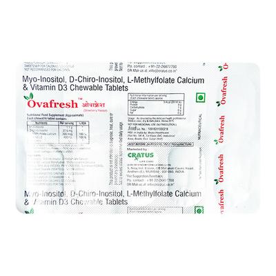 OVAFRESH STRAWBERRY FLAVOUR Chewable Tablet 10's - Supplements-Vam