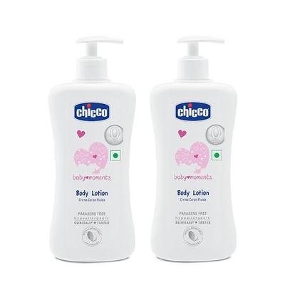 Chicco Baby Moments Body Lotion (Pack of 2 x 500 ml) - Creams, Lotions & Oils