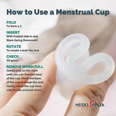 Medo Specia Hygiene Reusable Menstrual Cup - Large 1's - Menstrual Cups