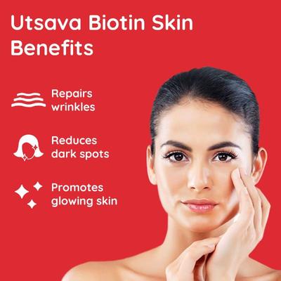 Nector Utsava Biotin Sugar Free Tablet - Watermelon 30's - Hair & Skin