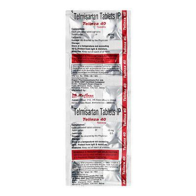 TELINZA 40 Tablet 10's - Hypertension-Ana