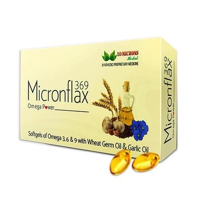 20 Microns Herbal Micronflax - Omega 369 Power Softgel 30's - Health Products