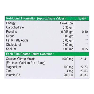MEDNOCAL Tablet 10's - Supplements-Cal