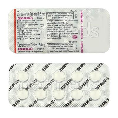 Censpram 5mg Tablet 10'S - Depression-Ant