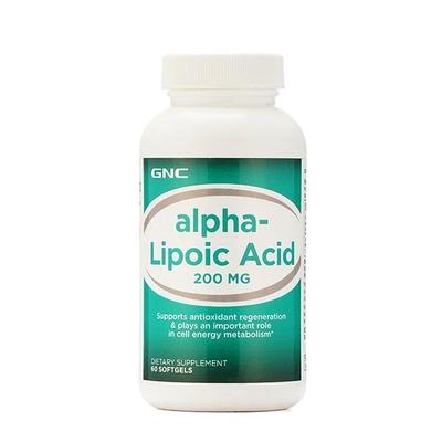 GNC Alpha Lipoic Acid 200 mg Softgel 60's - Amino Acids