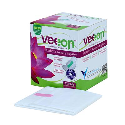 Veeon Anion Sanitary Napkin Super Ultra Slim /Regular 12's - Sanitary Napkins