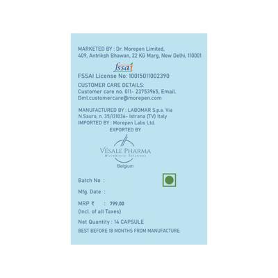 Dr. Morepen Greatgut Probiotics Immunity Capsule 14's - Digestive Health