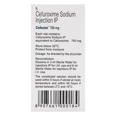 CEFOXIM 750mg Injection 1's - Bacterial Infections-Cep