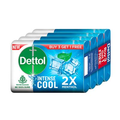 Dettol Soap - Cool (Pack of 4 x 75 gm) (N) - Soaps