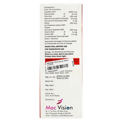 MACFORT PLUS Syrup 200ml - Supplements-Vit