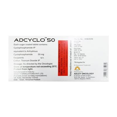 ADCYCLO 50 Tablet 10's - Cancer Oncology-Cyt