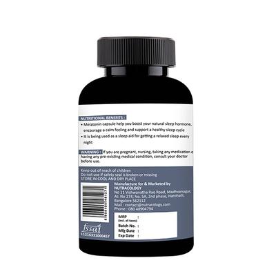 Nutracology Melatonin Capsule 60's - Mental Health