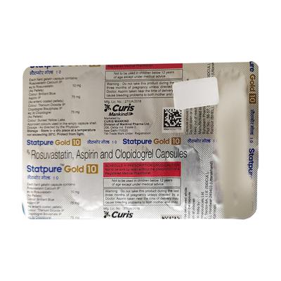 STATPURE GOLD 10 Capsule 10's - Blood Clot-Ant