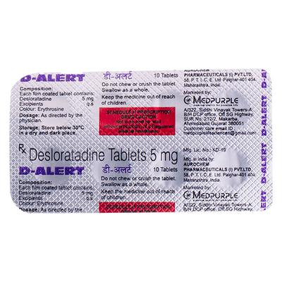 D ALERT Tablet 10's - Allergies-Ant