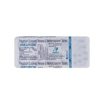 Jneuron Tablet 10's - Neuropathic Pain-Dru