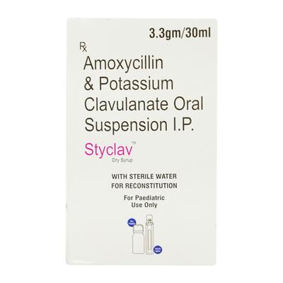 STYCLAV Dry Syrup 30ml - Bacterial Infections-Pen