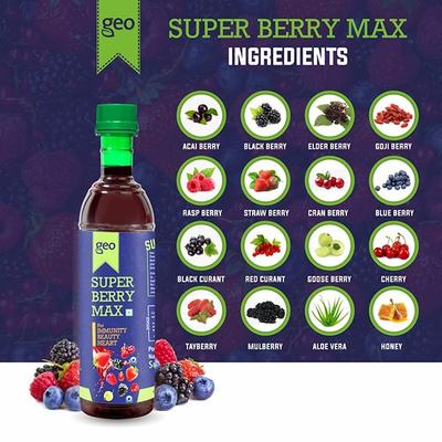Geo Natural Super Berry Max Juice 500 ml - Ayurvedic Juices
