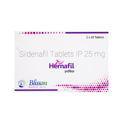 HERNAFIL Tablet 10's - Impotence/Erectile Dysfunction (Ed)