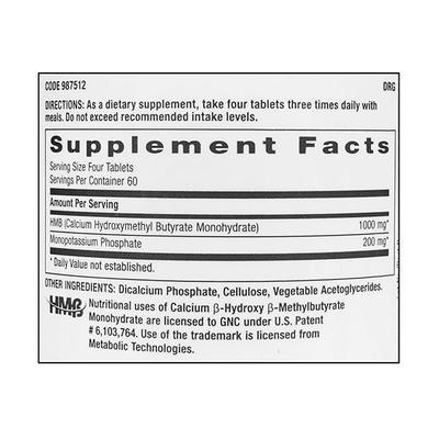 GNC Hmb Capsule 240's - Workout Essentials