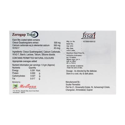 ZEROGAP TOTAL Tablet 10's - Supplements-Vam