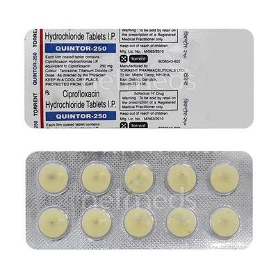 Quintor 250mg Tablet 10'S - Bacterial Infections-Qui