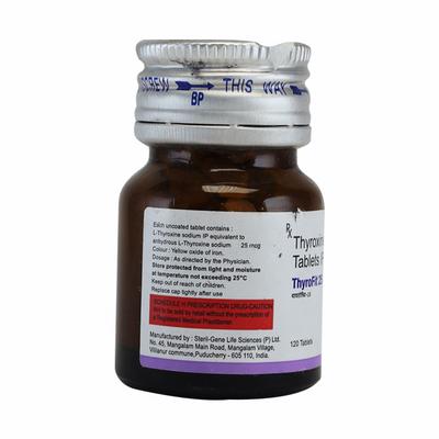 THYROFIT 25mcg Tablet 120's - Hypothyroidism