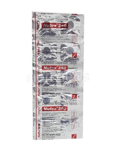Nufex 250mg Tablet 10'S - Bacterial Infections-Cep