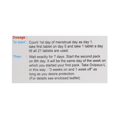 Ovipauz L Tablet 21'S - Hormonal Therapy-Oes