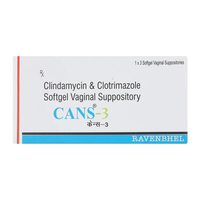 CANS 3 VAGINAL Suppositories 3's - Bacterial Infections-Ami