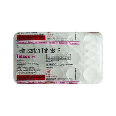 TELZOX 20 Tablet 15's - Hypertension-Ang