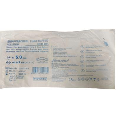 Romsons Endotracheal Tube Cuffed (GS - 2004) (Size 5.0) 1's - Airways