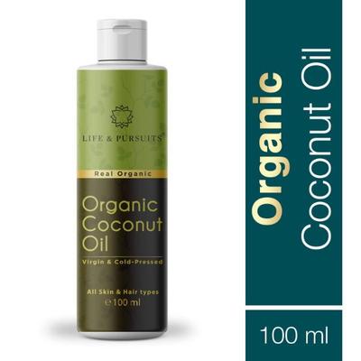 Life & Pursuits Real Organic Coconut Oil 100 ml - Hair Oils