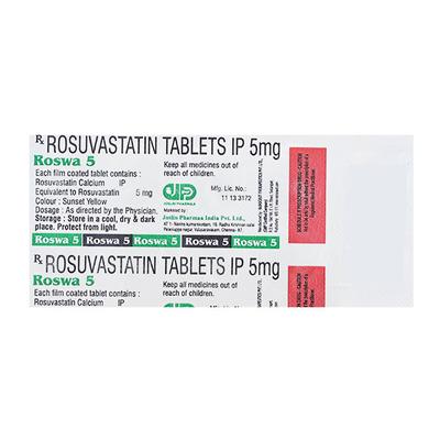 ROSWA 5 Tablet 10's - High Cholesterol-Dys