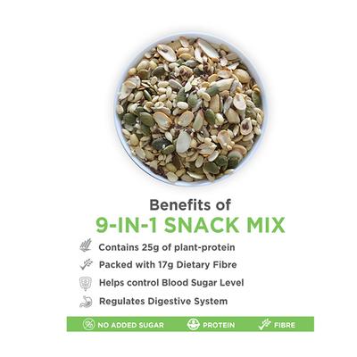 True Elements Roasted 9-in-1 Snack Mix 125 gm - Nutritional Bars