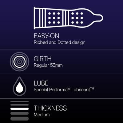 Durex Condoms - Mutual Climax 10's - Plain/Flavoured Condoms