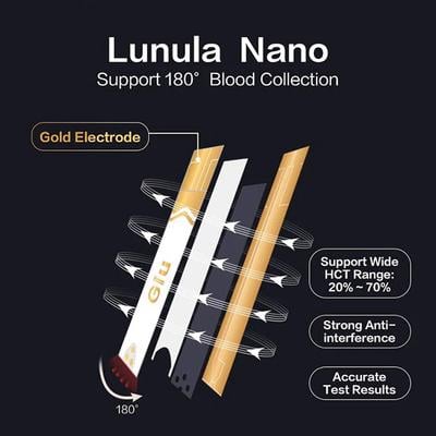 Sinocare Gold AQ Plus Test Strip (Test Strips 50's + Lancets 50's) 1's - Blood Glucose Monitors/Strips