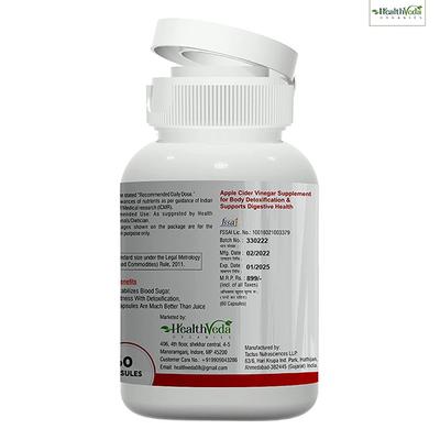 Health Veda Apple Cider Vinegar Capsule 60's - Apple Cider Vinegars