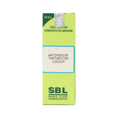 SBL Antimonium Tartaricum 1M Liquid 30 ml - Dilutions