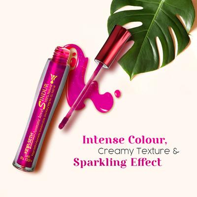 Keya Seth Aromatherapy Aromatic 100% Natural Liquid Sindoor Magenta 5 ml - Sindoor