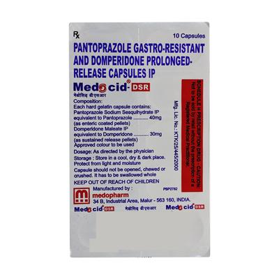 Medocid DSR Capsule 10'S - Ulcer/Reflux/Flatulence-Aaa