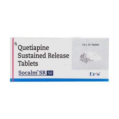 Socalm SR 50mg Tablet 10'S - Schizophrenia-Aps