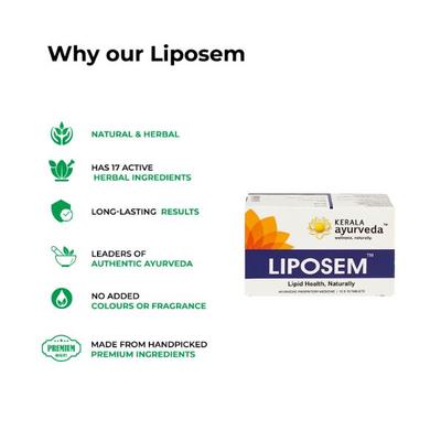 Kerala Ayurveda Liposem Tablet (Pack of 10 x 10's) - Speciality Medicines