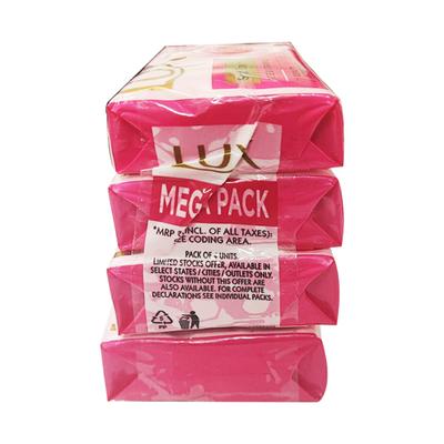 Lux Soft Glow Rose & Vitamin E Soap (Pack of 4) 75 gm - Soaps