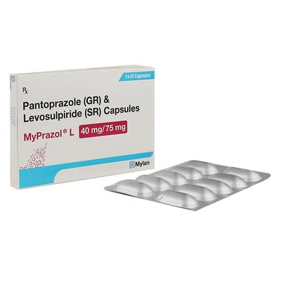 MYPRAZOL L Capsule 10's - Ulcer/Reflux/Flatulence-Aaa