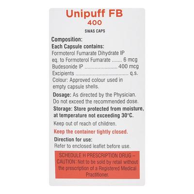 UNIPUFF FB 400 Capsule 30's - Asthma/COPD-Ast