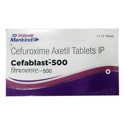 Cefablast 500mg Tablet 10'S - Bacterial Infections-Cep