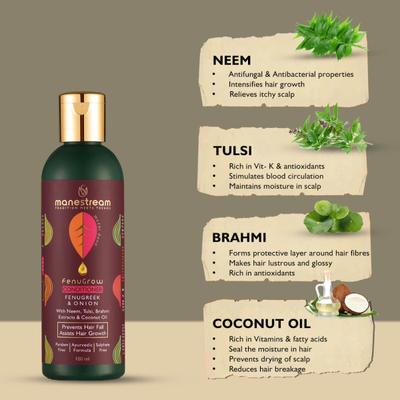 Manestream FenuGrow Conditioner - Fenugreek & Onion 100 ml - Conditioners