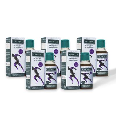 Dr. Varma's Kneesol Magic Oil (Pack of 5 x 110 ml) - Pain Relief (Ayush)