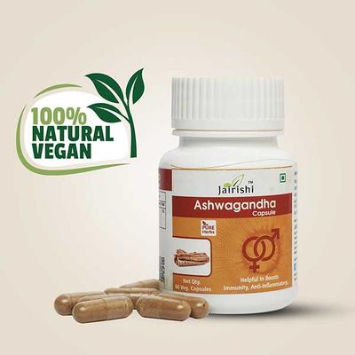 Jairishi Ashwagandha Veg Capsule 60's - Speciality Medicines